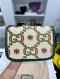 Gucci GG CANVAS HORSEBIT 1995 SMALL SHOULDER BAG GREEN  2024