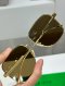 Bottega Veneta BV0305SA 004 SUNGLASSES GOLD