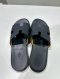 Hermes IZMIR SANDALS NAVY SIZE44