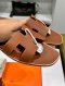 Hermes ORAN SANDALS GOLD SIZE 41