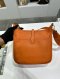 Hermes EVELYNE PM ORANGE SHW STAMP J# 2006