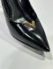 Louis Vuitton V HEART BREAKER HEELS BLACK PATENT SIZE 37.5