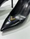 Louis Vuitton V HEART BREAKER HEELS BLACK PATENT SIZE 37.5