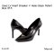 Louis Vuitton V HEART BREAKER HEELS BLACK PATENT SIZE 37.5