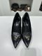 Louis Vuitton V HEART BREAKER HEELS BLACK PATENT SIZE 37.5