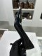 Louis Vuitton V HEART BREAKER HEELS BLACK PATENT SIZE 37.5