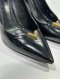 Louis Vuitton V HEART BREAKER HEELS BLACK PATENT SIZE 37.5