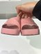 Gucci Rubber Slide Sandals Pink Size35