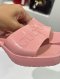 Gucci Rubber Slide Sandals Pink Size35