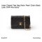 Chanel FLAP BAG RESIN PEARL CHAIN BLACK LAMB GHW MICROCHIP