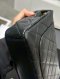 Chanel FLAP BAG RESIN PEARL CHAIN BLACK LAMB GHW MICROCHIP