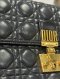 Dior DIORADDICT CROSSBODY BAG BLACK GHW 2017