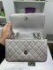 Chanel FILIGREE 8.5" MATALLIC CAVIAR SHW HOLO22
