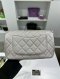 Chanel FILIGREE 8.5" MATALLIC CAVIAR SHW HOLO22
