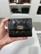 Chanel BOY SMALL FLAP WALLET BLACK CAVIAR GHW HOLO29