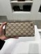 Gucci GG SUPREME ZIP AROUND LONG WALLET