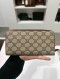 Gucci GG SUPREME ZIP AROUND LONG WALLET