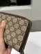 Gucci GG SUPREME ZIP AROUND LONG WALLET