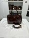 Prada SAFFIANO LUX 28 DOUBLE ZIP GRANATO 2013