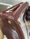 Prada SAFFIANO LUX 28 DOUBLE ZIP GRANATO 2013