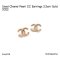 Chanel PEART CC EARRINGS 2.3CM GOLD 2022