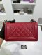 Chanel BOY 8" RED CAVIAR RHW HOLO19