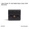 Chanel TRI-FOLD WALLET BLACK CAVIAR GHW MICROCHIP