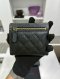 Chanel TRI-FOLD WALLET BLACK CAVIAR GHW MICROCHIP