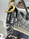 Dior SADDLE MEDIUM BLUE GHW 2021