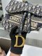 Dior SADDLE MEDIUM BLUE GHW 2021