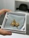Dior TRIBALES EARRING PEARL CANNAGE GOLD