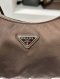 Prada RE-EDITION 2005 NYLON BROWN SHOULDER BAG