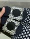 Roger Vivier RUN STRASS BUCKLE SNEAKERS BLACK SIZE40