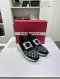 Roger Vivier RUN STRASS BUCKLE SNEAKERS BLACK SIZE40