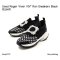 Roger Vivier RUN STRASS BUCKLE SNEAKERS BLACK SIZE40