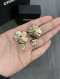 Chanel CAMELLIA CC DROP EARRINGS GOLD 2024