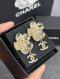 Chanel CAMELLIA CC DROP EARRINGS GOLD 2024