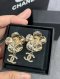 Chanel CAMELLIA CC DROP EARRINGS GOLD 2024