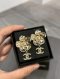 Chanel CAMELLIA CC DROP EARRINGS GOLD 2024