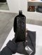 YSL LE 5 A 7 MINI CROC SHOULDER BAG BLACK GHW 2023
