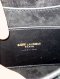 YSL LE 5 A 7 MINI CROC SHOULDER BAG BLACK GHW 2023