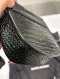 YSL LE 5 A 7 MINI CROC SHOULDER BAG BLACK GHW 2023