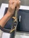 YSL CHEVRON CLUTCH BLACK GHW 2017