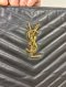 YSL CHEVRON CLUTCH BLACK GHW 2017