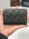 Chanel CARD HOLDER BLACK CAVIAR MICROCHIP
