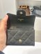 Chanel CARD HOLDER BLACK CAVIAR MICROCHIP