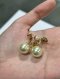 Dior ABC PEARL EARRINGS GOLD