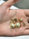 Dior ABC PEARL EARRINGS GOLD
