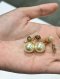 Dior ABC PEARL EARRINGS GOLD