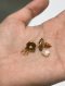 Dior D-MILLEFIORI PEARL EARRINGS GOLD